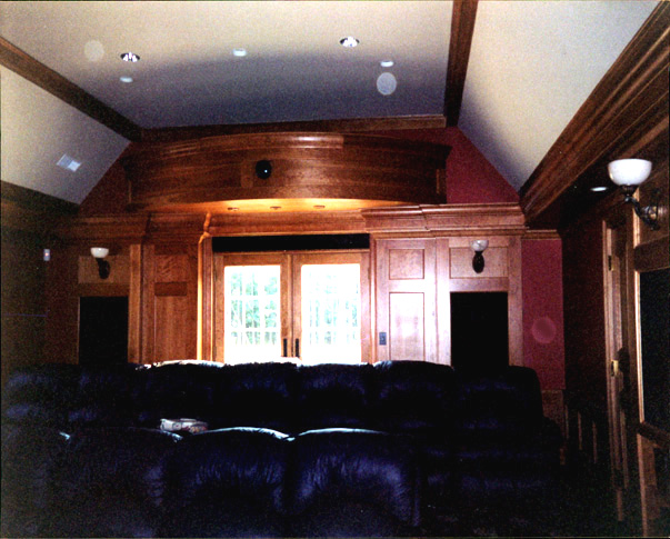Treehouse Woodworking Custom Home Theater