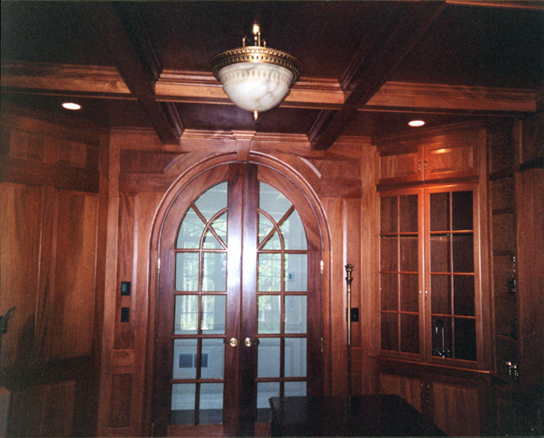 Treehouse Woodworking Custom Raised Panel Wall Arched Doors